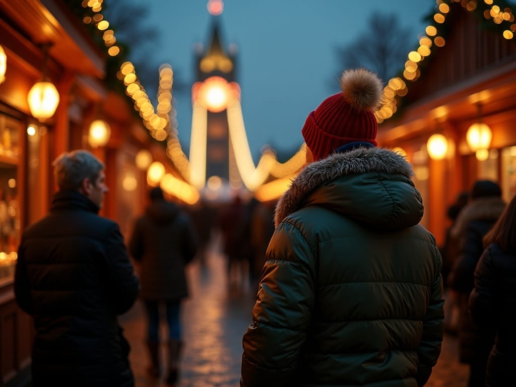 бюджетен маршрут за пътуване с раница на гърба - сцена на пътуване, показваща популярна дестинация