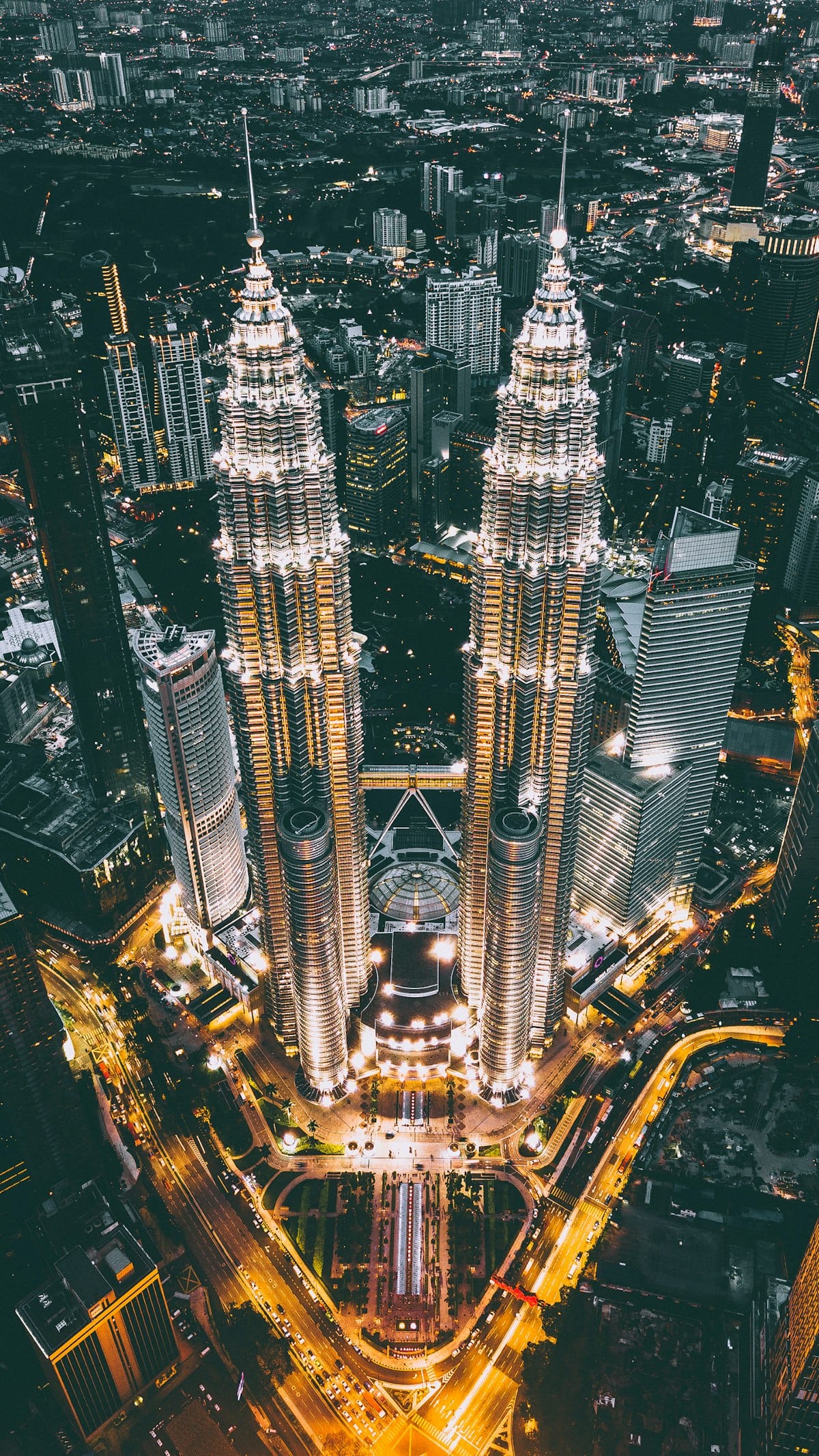 Dvojičky Petronas v Kuala Lumpur Malajzia