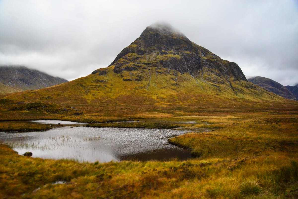 Majestic mountain view in Scottish Highlands
