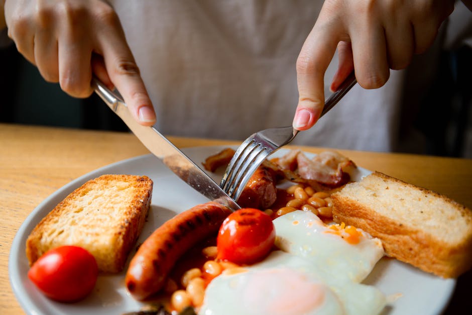English breakfast plate