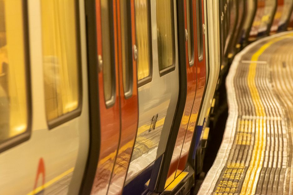 London Underground platform used by fans travelling to Wembley concerts