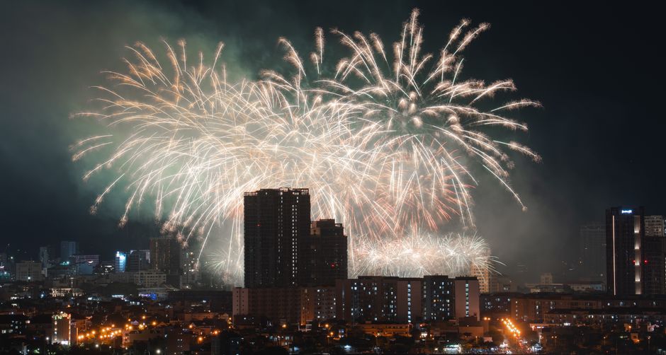 Fireworks bursting over a London park crowd on Bonfire Night in 2026
